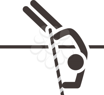 Summer sports icons - pole vault icon
