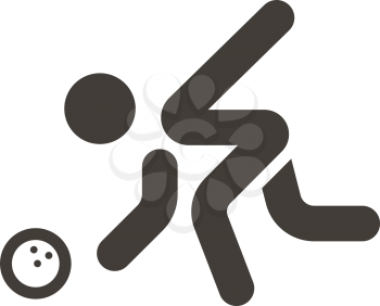 Health and Fitness icons set - bowling icon