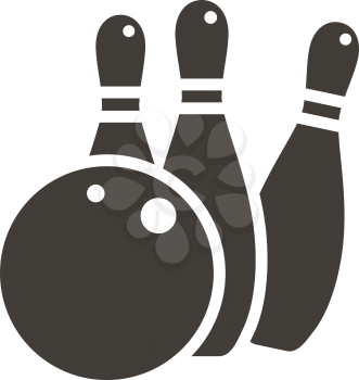 Health and Fitness icons set - bowling icon