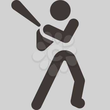 Summer sports icons set - baseballl icon optimized for size 32 pixels