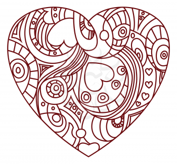 The symbol of St. Valentine's Day - Heart image