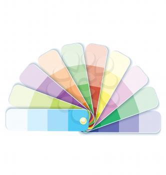 Royalty Free Clipart Image of Paint Samples
