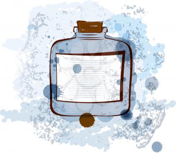 Royalty Free Clipart Image of a Jar