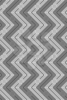 Shades of gray Z shapes light and dark.Seamless stylish geometric background. Modern abstract pattern. Flat monochrome design.