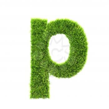 Royalty Free Clipart Image of a letter 'p'