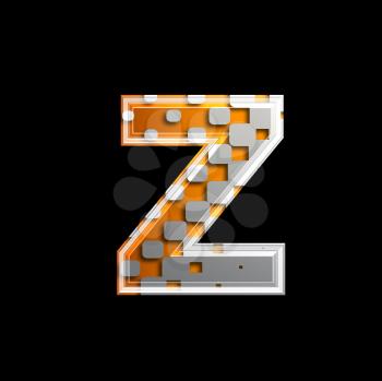 Royalty Free Clipart Image of a Letter 'z'