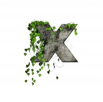 Royalty Free Clipart Image of a Letter 'x'