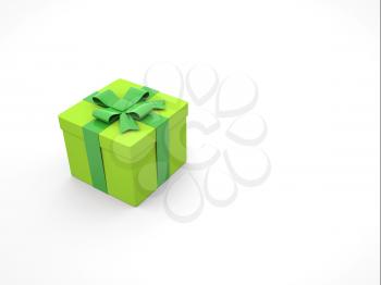 Royalty Free Clipart Image of a 3d present