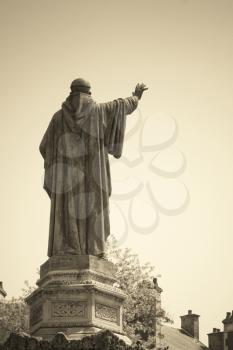 statue in dijon city - France