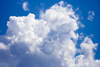 photograph of beautiful clouds in blue sky