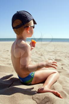 Young Child on the beach
