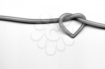 love knot on a white background