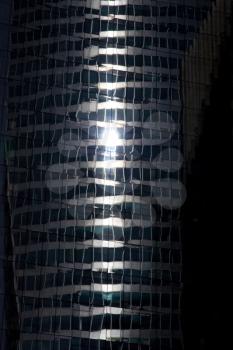 abstract reflections on modern skyscraper