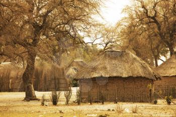 Royalty Free Photo of African Huts