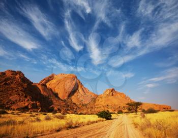Royalty Free Photo of a Road in Africa