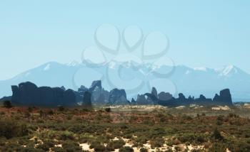 Royalty Free Photo of Arches National Park in Utah
