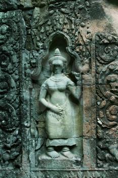 Royalty Free Photo of a Statue in a Thailand Temple