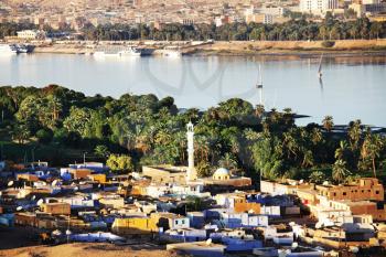 Royalty Free Photo of Aswan City in Egypt