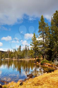 Royalty Free Photo of Mammoth Lake in Fall