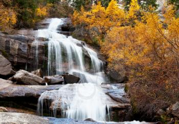Royalty Free Photo of a Waterfall at Whitney Portal California