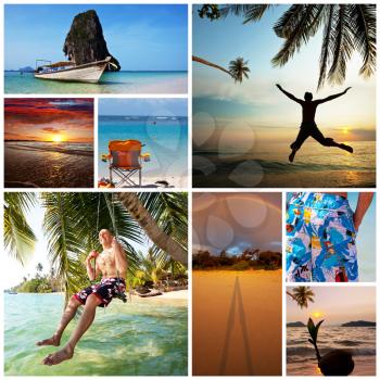 Royalty Free Photo of a Beach Collage