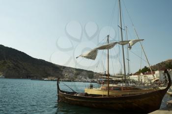 Royalty Free Photo of a Boat in Port