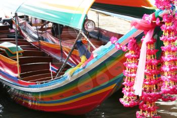 Royalty Free Photo of a Boat in Bangkok