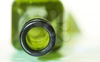 Royalty Free Photo of a Green Bottle