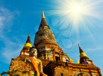 Royalty Free Photo of a Temple in Thailand