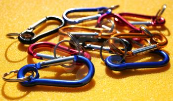 Royalty Free Photo of Carabiners