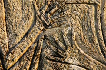 Royalty Free Photo of a Carving of Hands