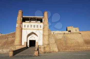 Royalty Free Photo of a Castle in Bukhara