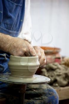 Royalty Free Photo of a Pottery Wheel