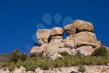 Royalty Free Photo of Boulders on Mount Lemmon, Tucson, USA