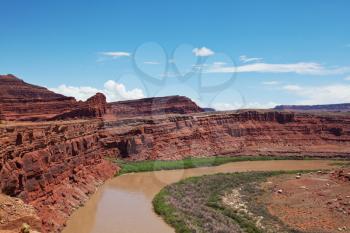 Royalty Free Photo of the Colorado River in Utah
