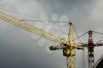 Royalty Free Photo of Two Cranes