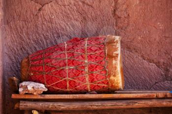Royalty Free Photo of a Drum in Lalibela, Ethiopia