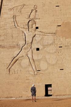 Royalty Free Photo of The Temple of Horus at Edfu, Egypt