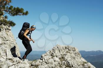 Royalty Free Photo of a Female Hiker