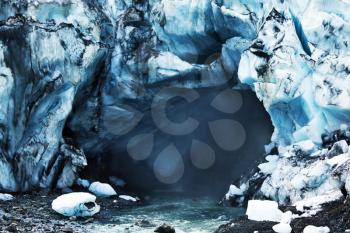 Royalty Free Photo of a Glacier in Iceland