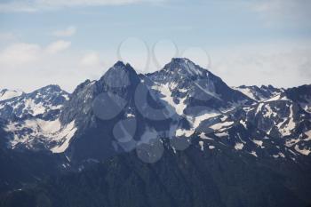 Royalty Free Photo of a Mountain Peak