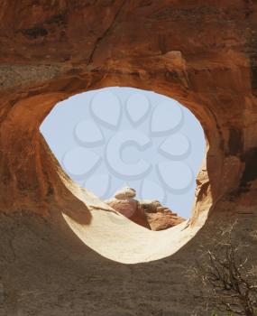 Royalty Free Photo of a Stone Hole