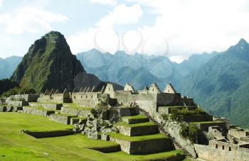 Royalty Free Photo of the Ruins of Maccu-Picchu, Peru