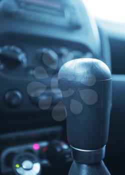 Royalty Free Photo of a Car Stick Shift