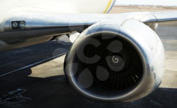 Royalty Free Photo of an Aircraft Engine