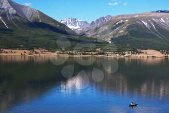 Royalty Free Photo of a Lake and Mountains