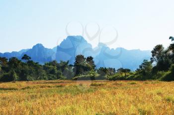 Royalty Free Photo of a Laos Landscape