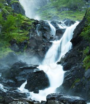 Royalty Free Photo of Latefossen Waterfall in Norway
