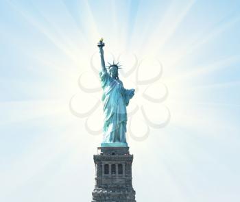 Royalty Free Photo of the Statue of Liberty