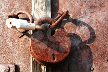 Royalty Free Photo of an Old Lock